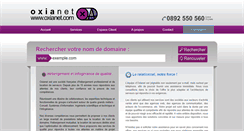 Desktop Screenshot of oxianet.com