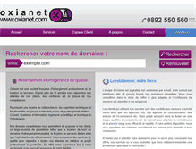 Tablet Screenshot of oxianet.com